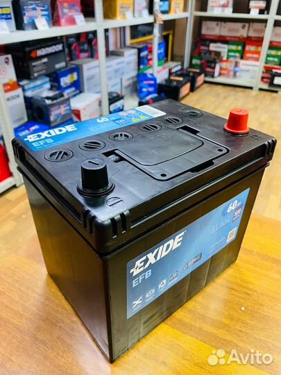 Аккумулятор 60 Ач Exide EFB на Мазду CX c i-stop