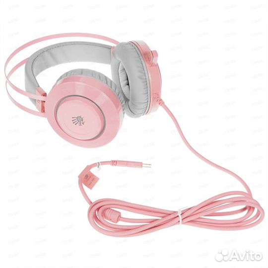 Игровые наушники bloody G521 pink