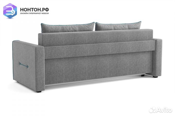 Диван еврокнижка Оригами серый