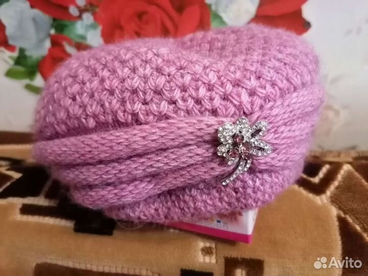Шапки(4шт) вязанная женская