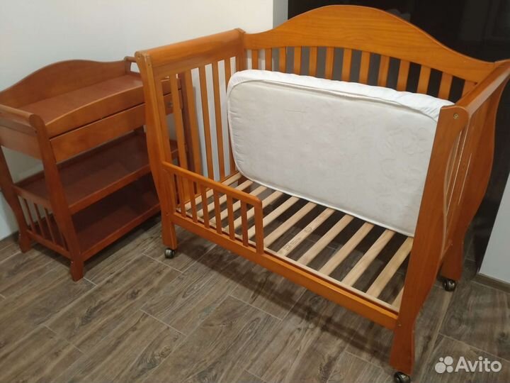 Детская кровать giovanni с комодом