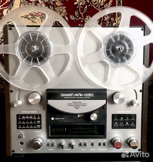 Катушечный магнитофон олимп 005