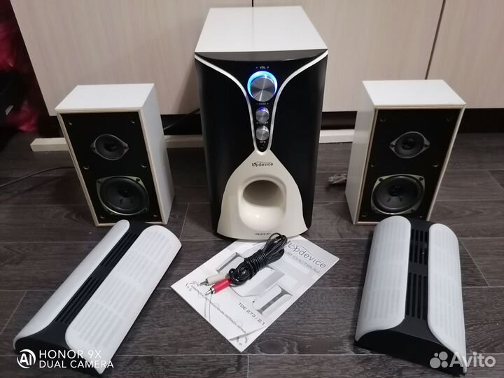 Акустика 2.1 звук