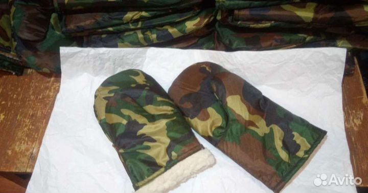 Варежки теплые