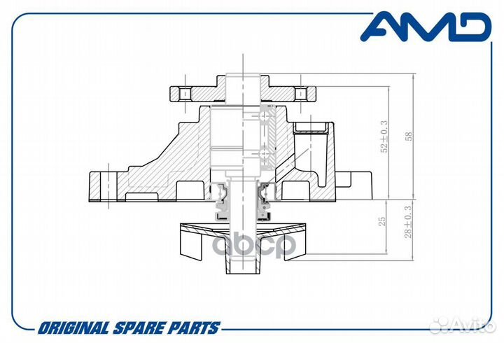 Помпа водяная amdpw112 AMD