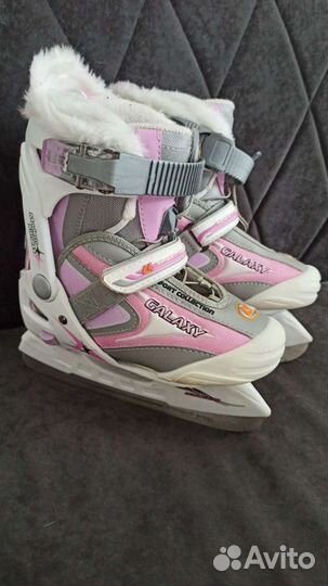 Коньки ск Galaxy Girl Pink 28-31 размер
