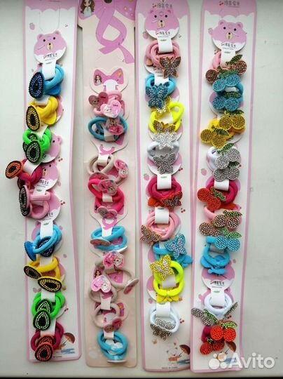 Резинки, заколки для волос