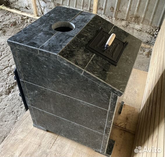 Печь для бани в облицовке