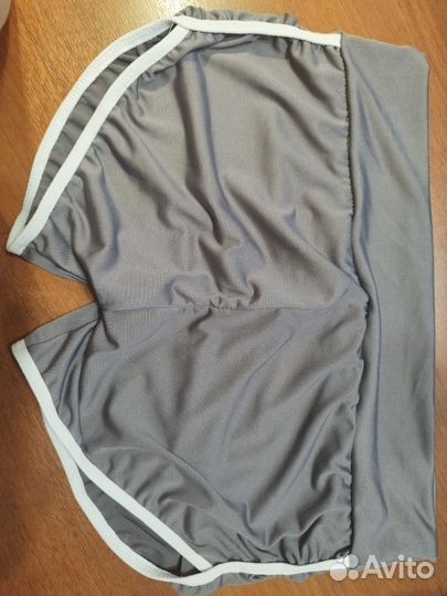 Шорты спортивные женские серые