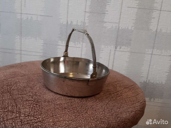 Конфетница мельхиор СССР