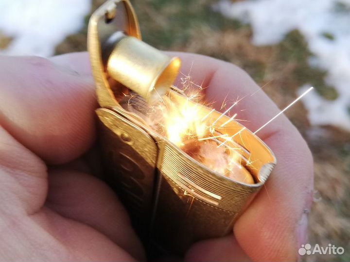 Бензиновая Зажигалка Imco латунь