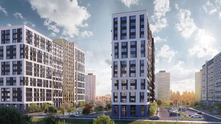 1-к. квартира, 41,4 м², 15/17 эт.