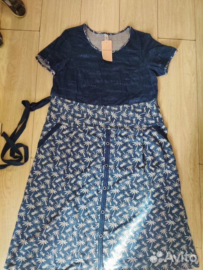 Платье новое 52 хлопок