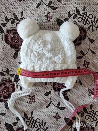 Шапка для новорожденных 34-36
