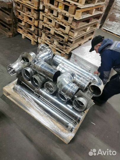 Трубы дымоходные нержавейка сендвич