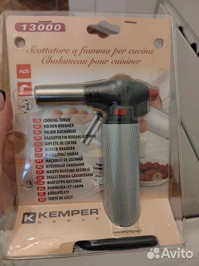 Горелка для карамели kemper новая