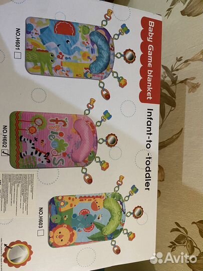 Развивающий коврик новый