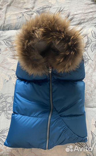 Конверт- одеяло на выписку осень-зима