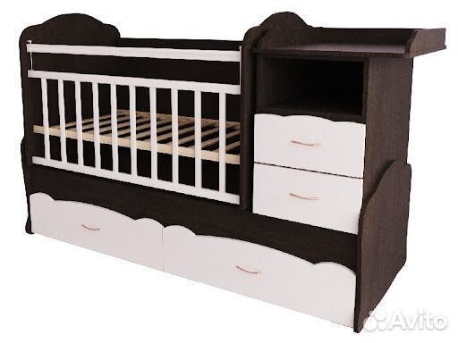 Детская кроватка-трансформер Ecobaby