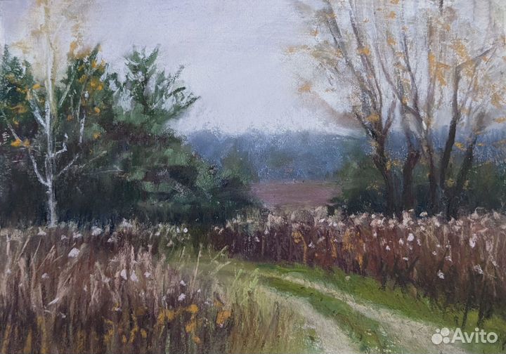 Осенний пейзаж, красивая картина на стену