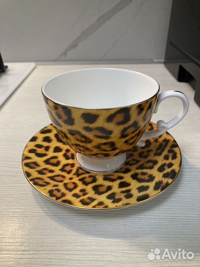 Чайный набор, чашки с блюдцами