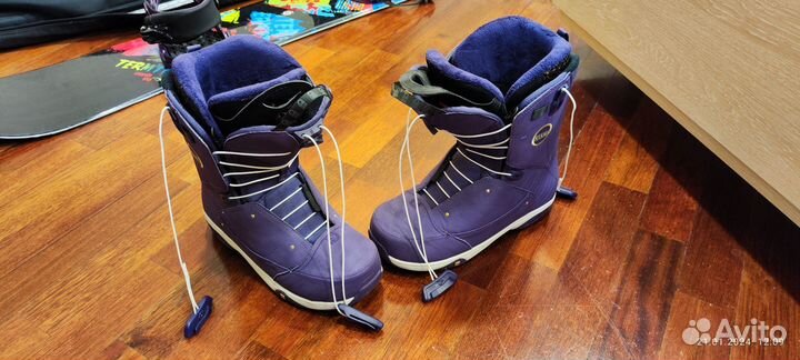 Сноуборд Termit 150+Kiana Purple 41+Rhythm Vine