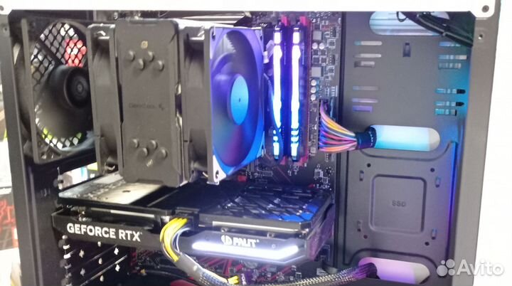 Игровой пк Ryzen 5 5600X + RTX 4060 dual OC 8GB