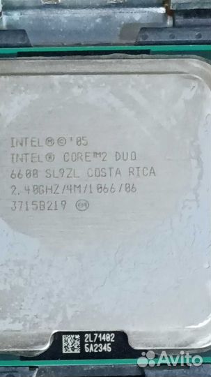 Материнская плата asus Р5В-Е с проц.Intel E6600