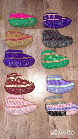 Вязаные носки