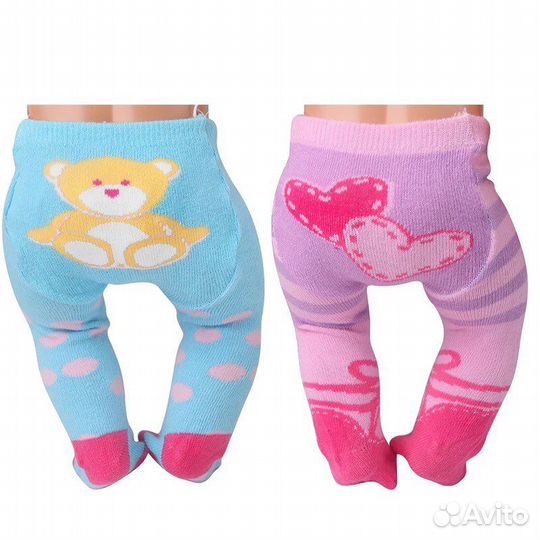 Колготки одежда для куклы baby born 43 см