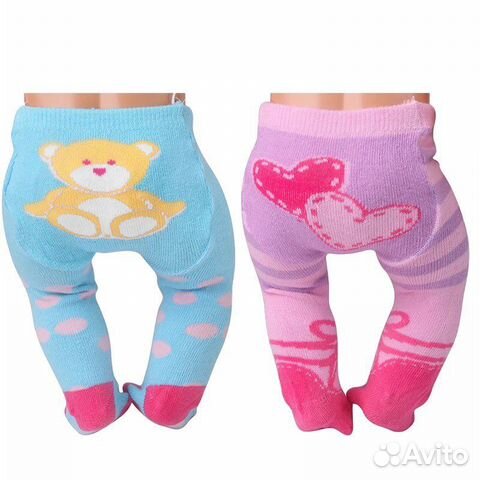 Колготки одежда для куклы baby born 43 см