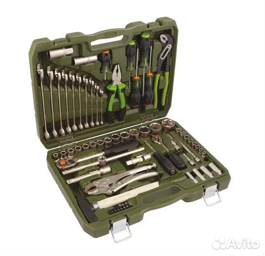 Набор инструментов (72 предм.) 6-гр. 1/2 1/4