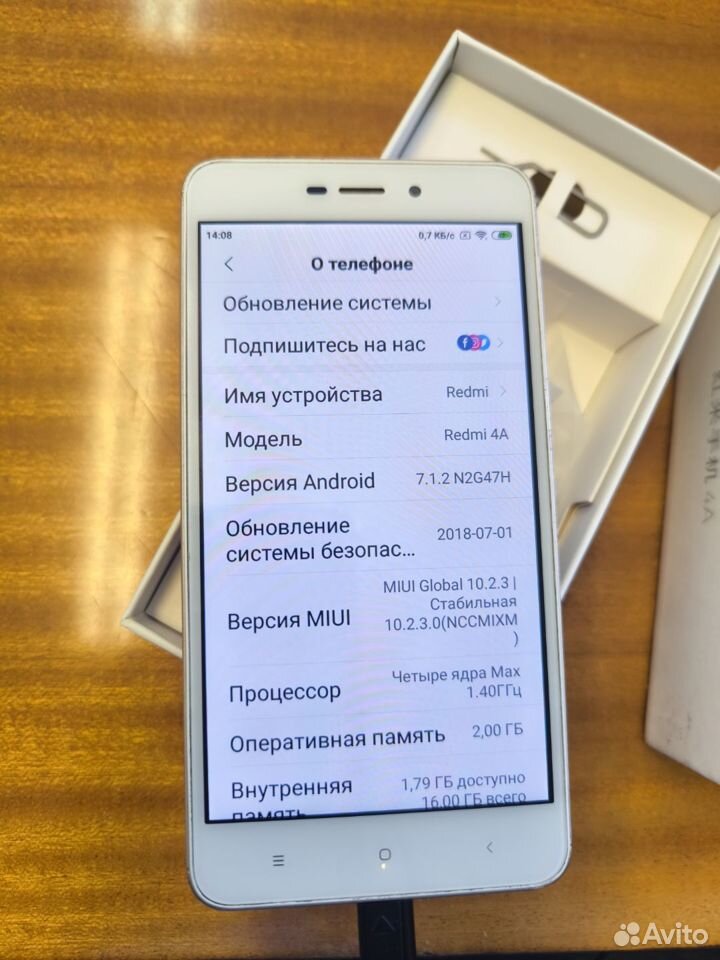 Xiaomi Redmi 4A, 2/16 ГБ