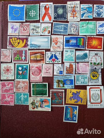 Марки на разные темы