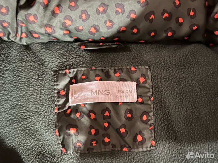 Пуховик mango для девочки