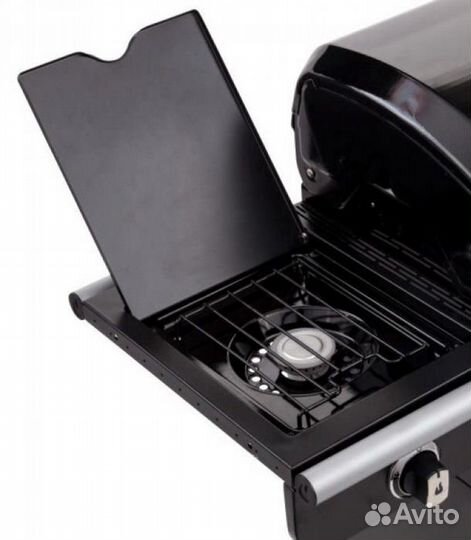 Угольный + газовый гриль char-broil hybrid