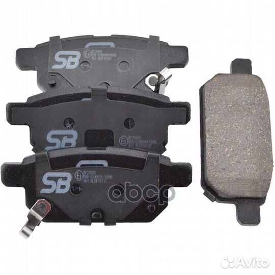 Колодки тормозные suzuki swift 10- задние BP298