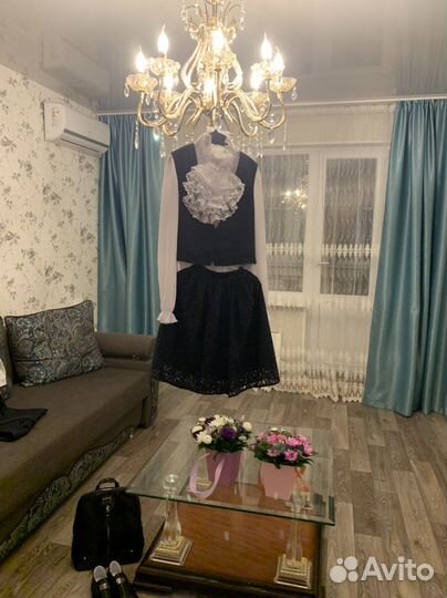 Костюм жилет с юбкой школьная