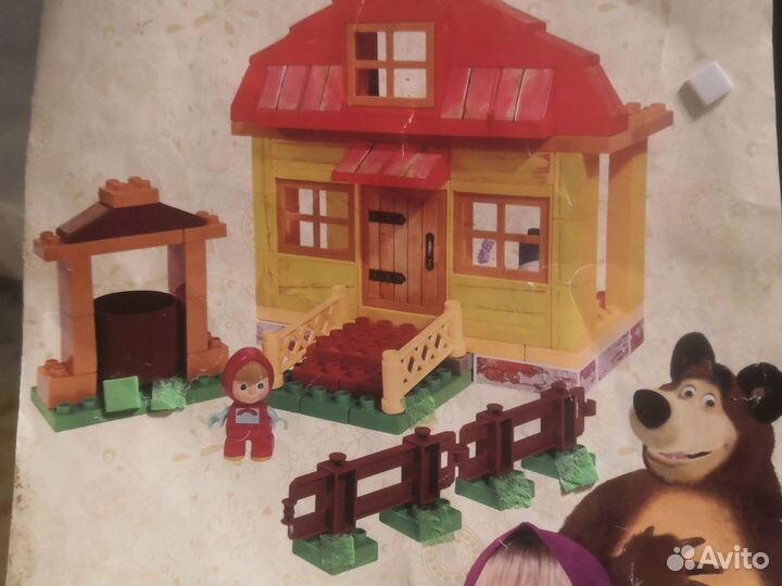Конструктор Маша и медведь домик Маши