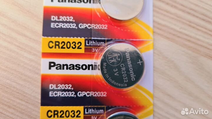 Новая Батарейка литиевая Panasonic CR2032