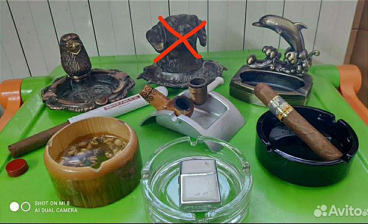 Пепельница собака,орёл,дельфин