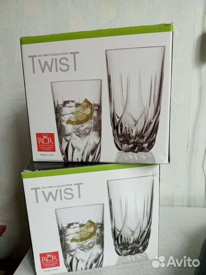 Стаканы хрустальные Twist набор