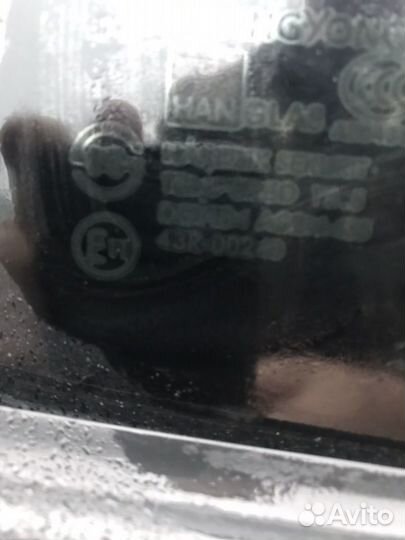 Стекло задней Лёвой и правой двери ssang Yong kyro