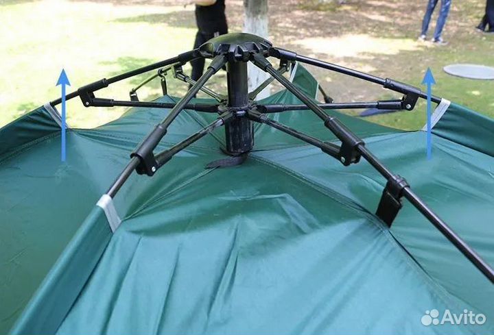 Палатка четырехместная автоматическая 2073