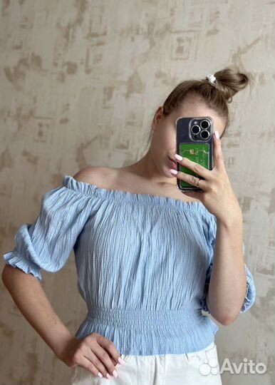 Блуза крестьянка