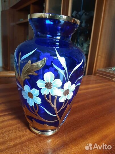 Ваза для цветов Чехия,Богемия