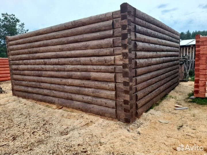 Срубы. Бани. Дома. Из дерева