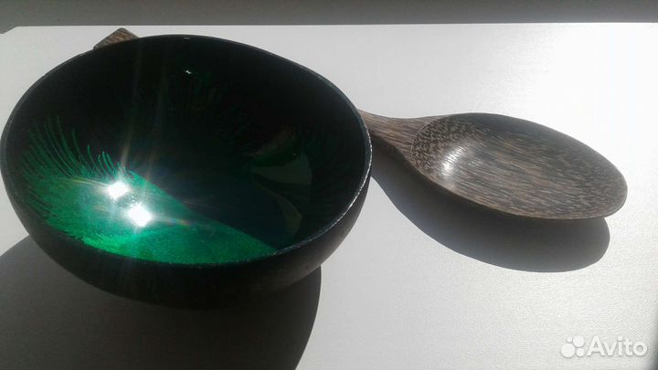 Чаша/боул/пиала из кокоса + ложка