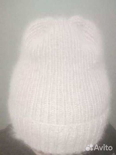 Шапка тыковка из пуха норки