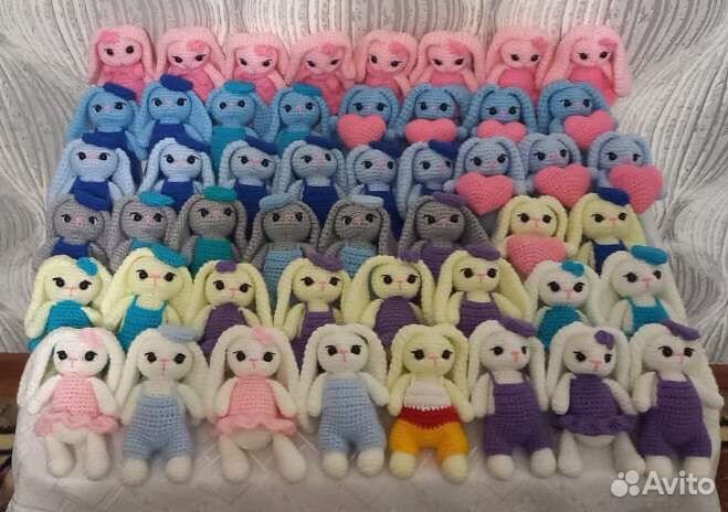 Вязаные игрушки ручной работы